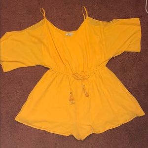 yellow/gold romper